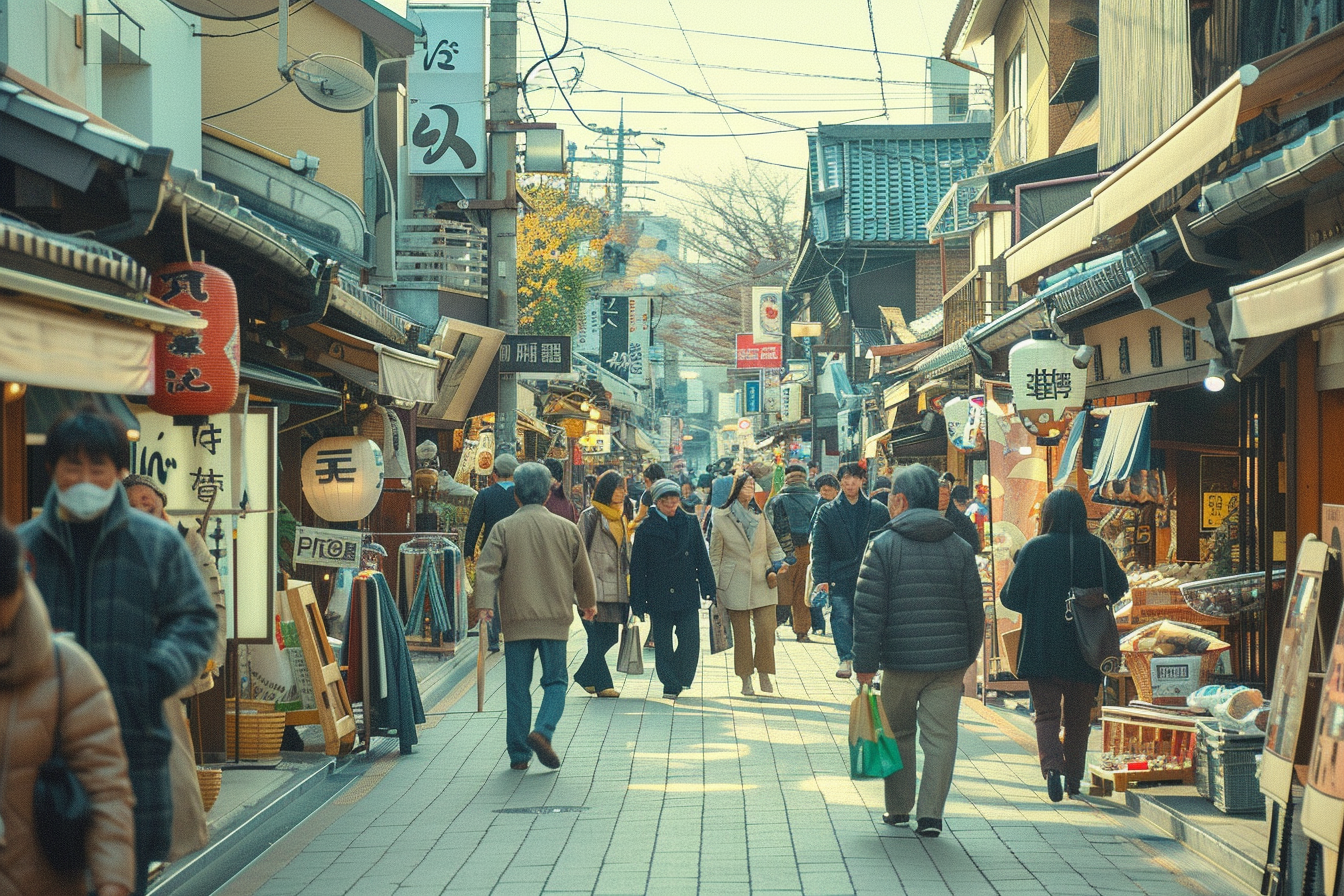 商店街を盛り上げる地域活性化の取り組みを表すミッション画像
